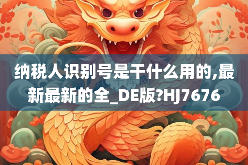 纳税人识别号是干什么用的,最新最新的全_DE版?HJ7676