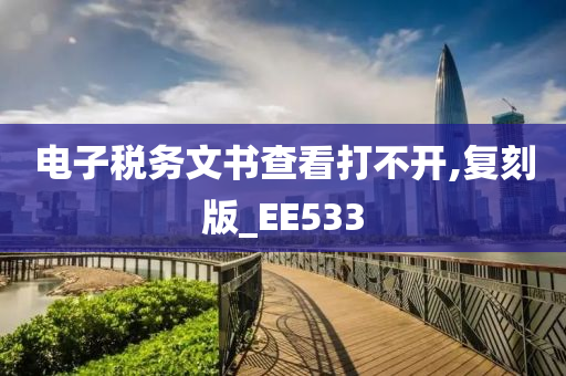 电子税务文书查看打不开,复刻版_EE533