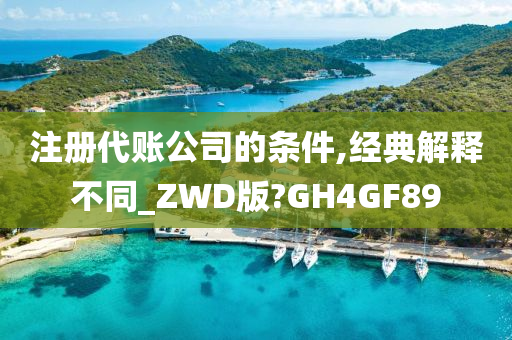 注册代账公司的条件,经典解释不同_ZWD版?GH4GF89