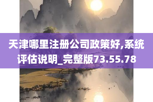 天津哪里注册公司政策好,系统评估说明_完整版73.55.78