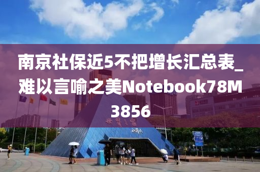 南京社保近5不把增长汇总表_难以言喻之美Notebook78M3856