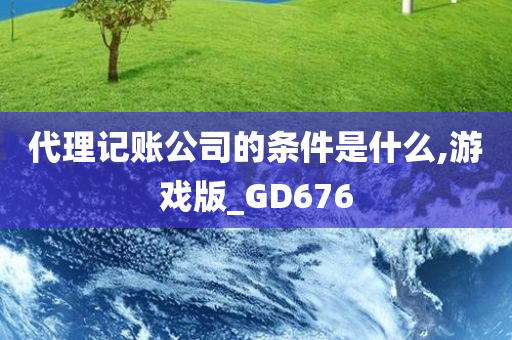 代理记账公司的条件是什么,游戏版_GD676