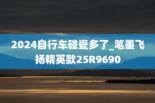 2024自行车碰瓷多了_笔墨飞扬精英款25R9690