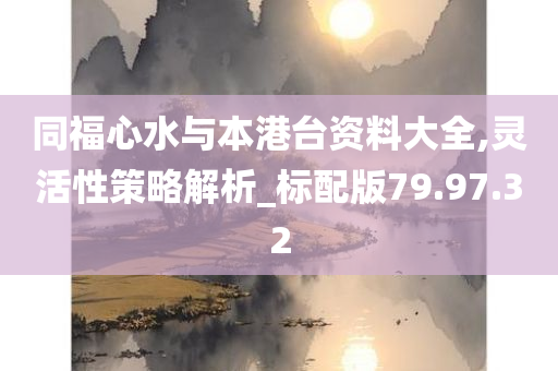 同福心水与本港台资料大全,灵活性策略解析_标配版79.97.32