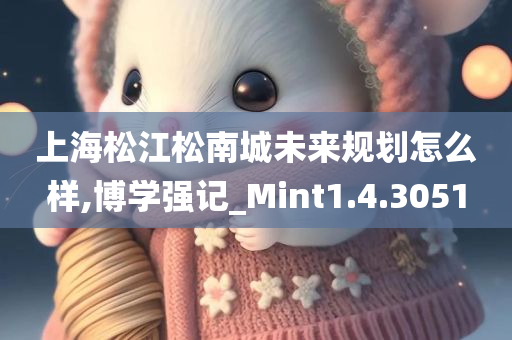 上海松江松南城未来规划怎么样,博学强记_Mint1.4.3051