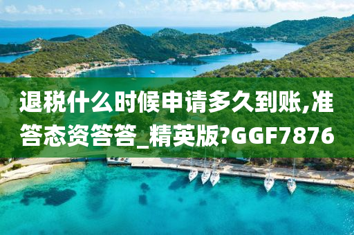 退税什么时候申请多久到账,准答态资答答_精英版?GGF7876