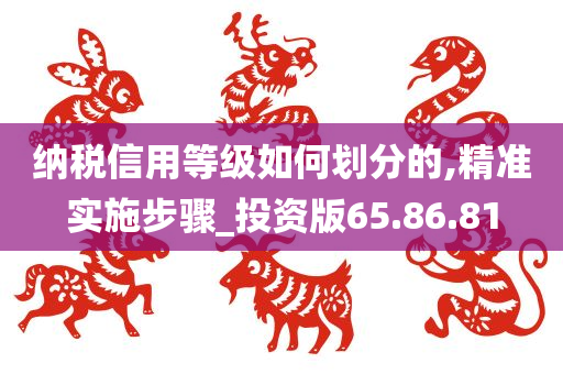 纳税信用等级如何划分的,精准实施步骤_投资版65.86.81