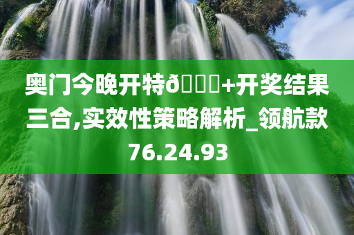 奥门今晚开特🐎+开奖结果三合,实效性策略解析_领航款76.24.93