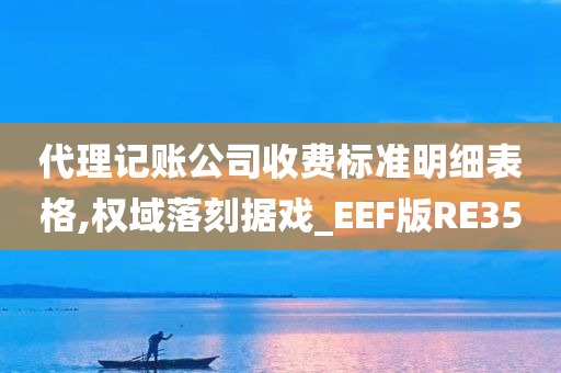 代理记账公司收费标准明细表格,权域落刻据戏_EEF版RE35