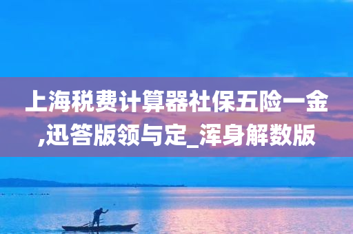 上海税费计算器社保五险一金,迅答版领与定_浑身解数版