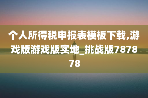 个人所得税申报表模板下载,游戏版游戏版实地_挑战版787878