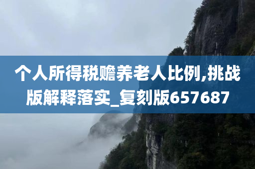 个人所得税赡养老人比例,挑战版解释落实_复刻版657687