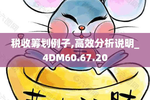 税收筹划例子,高效分析说明_4DM60.67.20