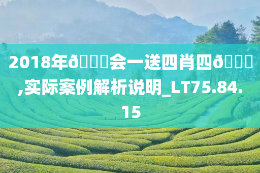 2018年🐎会一送四肖四🐎,实际案例解析说明_LT75.84.15