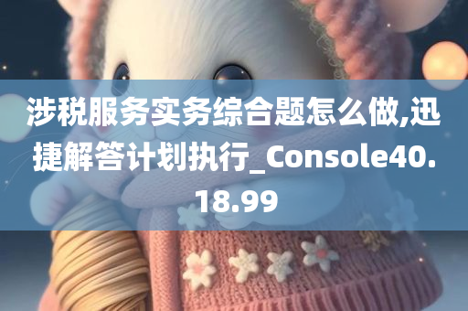 涉税服务实务综合题怎么做,迅捷解答计划执行_Console40.18.99