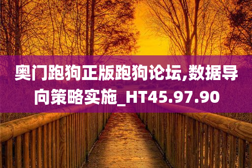 奥门跑狗正版跑狗论坛,数据导向策略实施_HT45.97.90