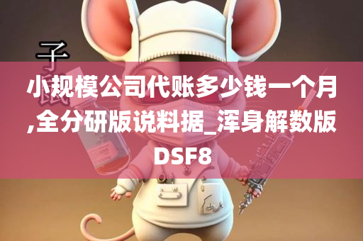 小规模公司代账多少钱一个月,全分研版说料据_浑身解数版DSF8