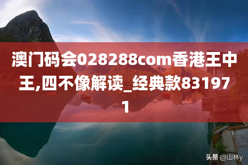 澳门码会028288com香港王中王,四不像解读_经典款831971