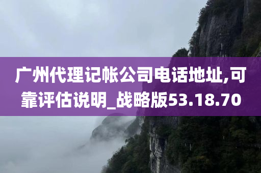 广州代理记帐公司电话地址,可靠评估说明_战略版53.18.70