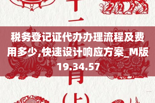 税务登记证代办办理流程及费用多少,快速设计响应方案_M版19.34.57