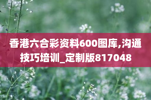 香港六合彩资料600图库,沟通技巧培训_定制版817048