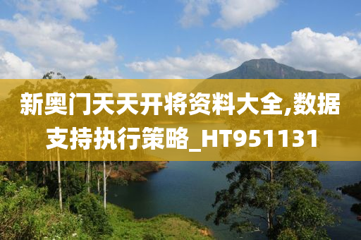 新奥门天天开将资料大全,数据支持执行策略_HT951131