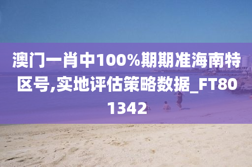 澳门一肖中100%期期准海南特区号,实地评估策略数据_FT801342