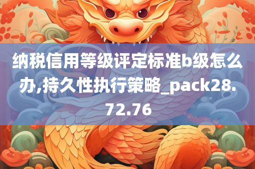 纳税信用等级评定标准b级怎么办,持久性执行策略_pack28.72.76