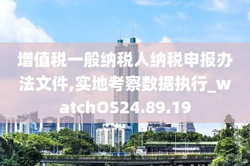 增值税一般纳税人纳税申报办法文件,实地考察数据执行_watchOS24.89.19