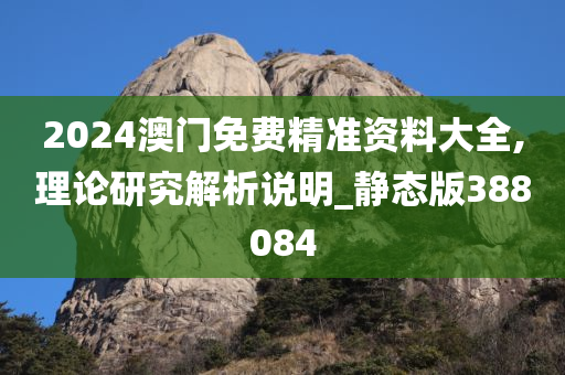 2024澳门免费精准资料大全,理论研究解析说明_静态版388084