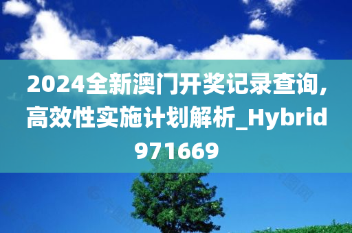 2024全新澳门开奖记录查询,高效性实施计划解析_Hybrid971669