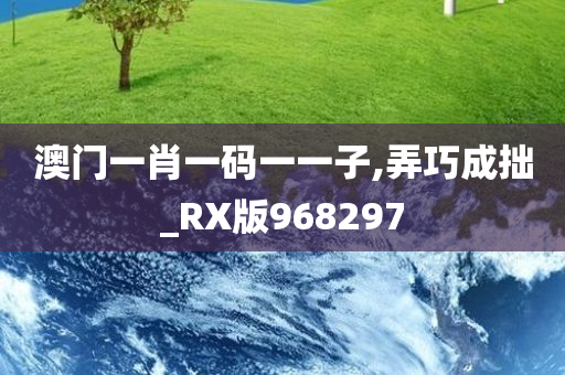 澳门一肖一码一一子,弄巧成拙_RX版968297