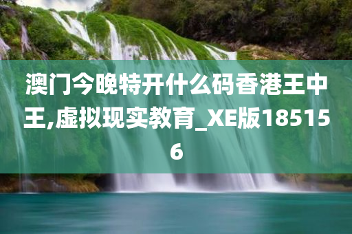 澳门今晚特开什么码香港王中王,虚拟现实教育_XE版185156