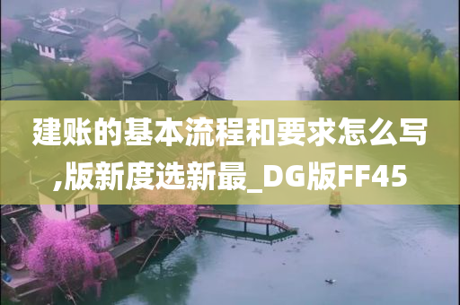 建账的基本流程和要求怎么写,版新度选新最_DG版FF45