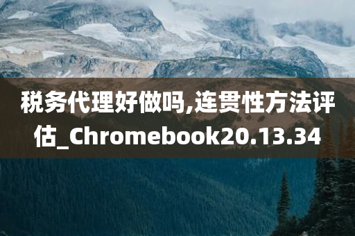 税务代理好做吗,连贯性方法评估_Chromebook20.13.34