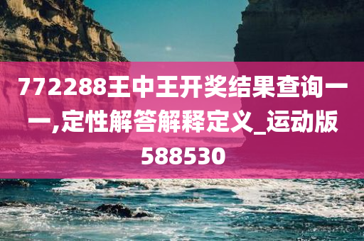 772288王中王开奖结果查询一一,定性解答解释定义_运动版588530