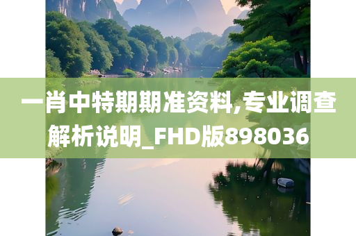 一肖中特期期准资料,专业调查解析说明_FHD版898036