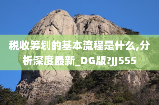 税收筹划的基本流程是什么,分析深度最新_DG版?JJ555