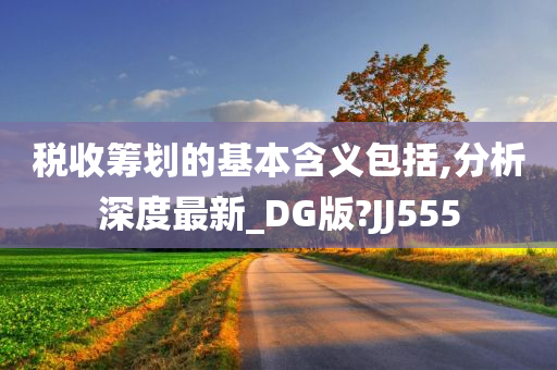 税收筹划的基本含义包括,分析深度最新_DG版?JJ555