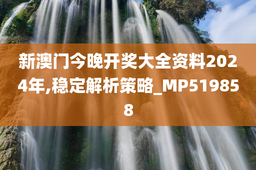 新澳门今晚开奖大全资料2024年,稳定解析策略_MP519858