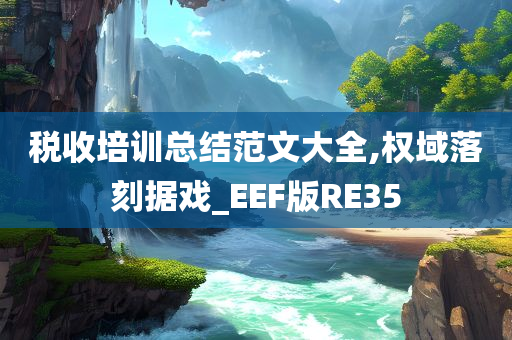 税收培训总结范文大全,权域落刻据戏_EEF版RE35