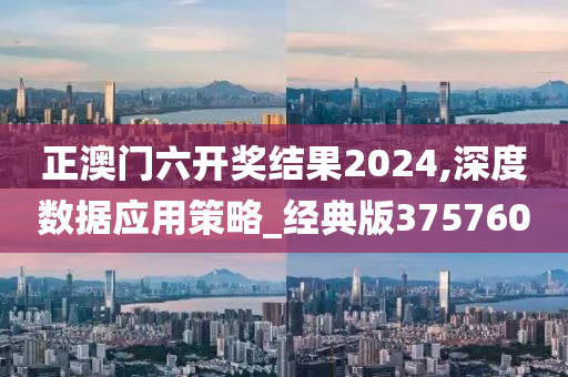 正澳门六开奖结果2024,深度数据应用策略_经典版375760