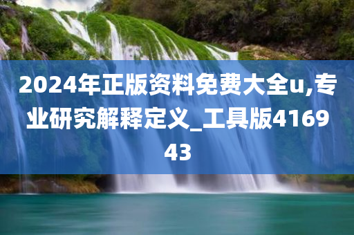 2024年正版资料免费大全u,专业研究解释定义_工具版416943