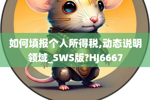 如何填报个人所得税,动态说明领域_SWS版?HJ6667