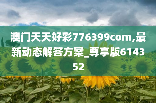 澳门天天好彩776399com,最新动态解答方案_尊享版614352