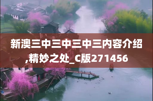 新澳三中三中三中三内容介绍,精妙之处_C版271456