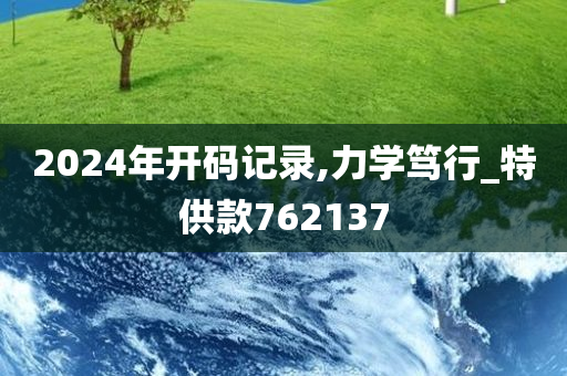 2024年开码记录,力学笃行_特供款762137