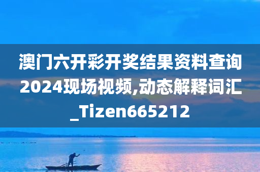 澳门六开彩开奖结果资料查询2024现场视频,动态解释词汇_Tizen665212