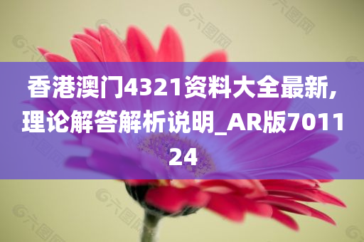 香港澳门4321资料大全最新,理论解答解析说明_AR版701124