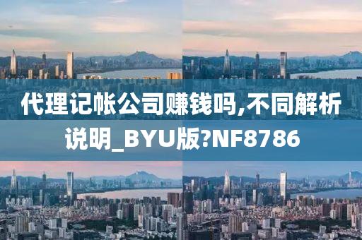 代理记帐公司赚钱吗,不同解析说明_BYU版?NF8786